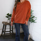 Falling Leaves Rust Pullover