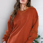 Falling Leaves Rust Pullover