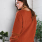 Falling Leaves Rust Pullover