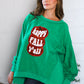 'Happy Fall Y'all' Kelly Green Sweater