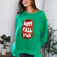 'Happy Fall Y'all' Kelly Green Sweater