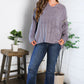 Snuggle Me Charcoal Thick Ribbed Sweater