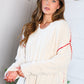 Snuggle Me Cream Thick Ribbed Sweater