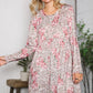 Sweet & Spotted Rose Babydoll Tunic Dress