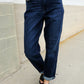 Judy Blue High-Rise Boyfriend Dark Blue Wash Jeans