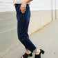 Judy Blue High-Rise Boyfriend Dark Blue Wash Jeans