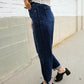Judy Blue High-Rise Boyfriend Dark Blue Wash Jeans
