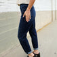 Judy Blue High-Rise Boyfriend Dark Blue Wash Jeans