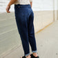 Judy Blue High-Rise Boyfriend Dark Blue Wash Jeans