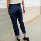 Judy Blue High-Rise Boyfriend Dark Blue Wash Jeans