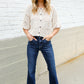 Judy Blue High Rise Trouser Flare Dark Wash Denim Jeans