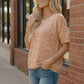 Blush Safari Knit Tee