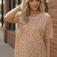 Blush Safari Knit Tee