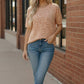 Blush Safari Knit Tee