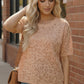 Blush Safari Knit Tee
