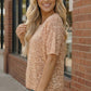 Blush Safari Knit Tee