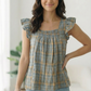 A Country Weekend Blue Plaid Set