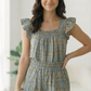 A Country Weekend Blue Plaid Set