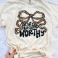 I Am Worthy Leopard Bow Graphic Tee - RTS