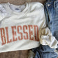 Metallic Blessed Tee OR Sweatshirt - RTS