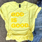 GILDAN God is Good YELLOW - OVERSTOCK