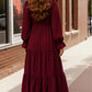 Burgundy Magic Maxi Dress