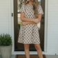 Spotted Something Sweet: Polka Dot Ruffle Mini Dress