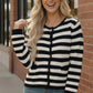 The Parisian Stripe Cardigan