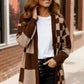 The Café Mocha Check Cardigan