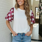 Star Power Sequin Sleeve Top