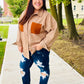 Start Your Day Rust Flannel Plaid Oversized Shacket