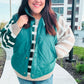 Weekend Ready Hunter Green Snap Button Quilted Puffer Vest