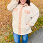 Eyes On You Taupe Quilted Knit Button Down Shacket