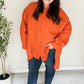 Everyday Rust Button Down Sharkbite Cotton Tunic Top