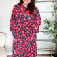 Look Adorable Ribbon Bow Tie Babydoll Tiered Maxi Dress