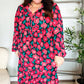 Look Adorable Ribbon Bow Tie Babydoll Tiered Maxi Dress