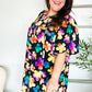 Look Adorable Ribbon Bow Tie Floral Babydoll Dress with Pockets