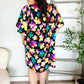 Look Adorable Ribbon Bow Tie Floral Babydoll Dress with Pockets