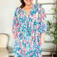 Star Struck Vintage Floral Midi Dress with Side Pockets