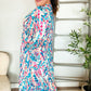 Star Struck Vintage Floral Midi Dress with Side Pockets