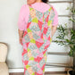 Stand Out Multicolor Boho Patchwork Wide Leg Overall Jumpsuit