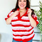 Sweetheart Ready Pointelle Collared Notch Neck Sweater