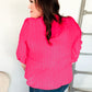 Stay With Me Pink V Neck Ribbon Bow Babydoll Woven Blouse