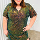 A Night To Remember Black Effervescence Sequin V Neck Dress