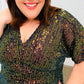 A Night To Remember Black Effervescence Sequin V Neck Dress
