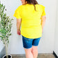 Lovely In Yellow Tiered Double Ruffle Sleeve Woven Top