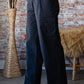 Busy Mornings Black Cargo Wide Leg Trousers