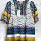 Kids Sunny Days Navy Boho Print 3/4 Sleeve Dress
