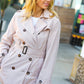 Put Together Taupe Double Breasted Lined Trench Coat