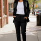 Holiday Glam Tassel Blazer